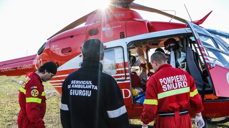 Accident cumplit pe DN5. A fost solicitat elicopterul SMURD