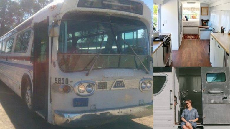 O femeie și-a transformat autobuzul vechi într-o locuință de vis