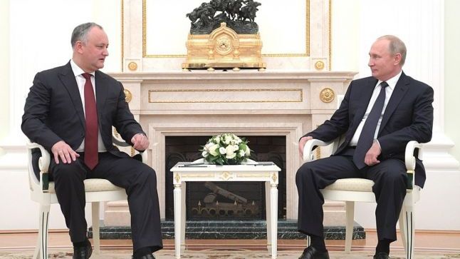 Vladimir Putin l-a primit pe Igor Dodon. Ce-au vorbit