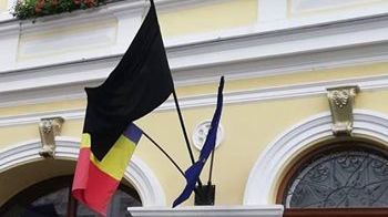 Ziua Imnului, "sărbătorită" cu steag de doliu la Sfântu Gheorghe