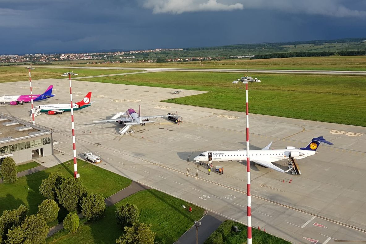 Aeroport Sibiu: Două curse au fost anulate