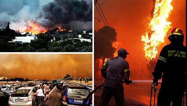 Incendiu Grecia 2018. Imaginile groazei: "Staţiunea Mati, pur şi simplu, nu mai există!"