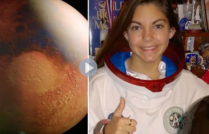 NASA a decis: Această tânără de 17 ani va fi primul om care ajunge pe Marte 