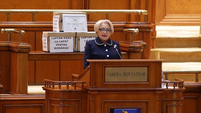 Dăncilă: Nu îmi este frică de o moţiune de cenzură