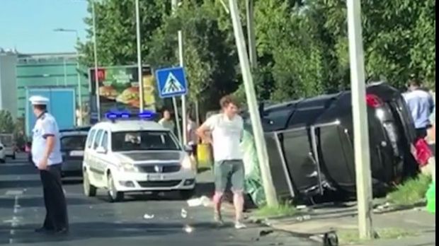 Accident grav în Pipera. Pieton cu picior amputat din cauza unei șoferițe 
