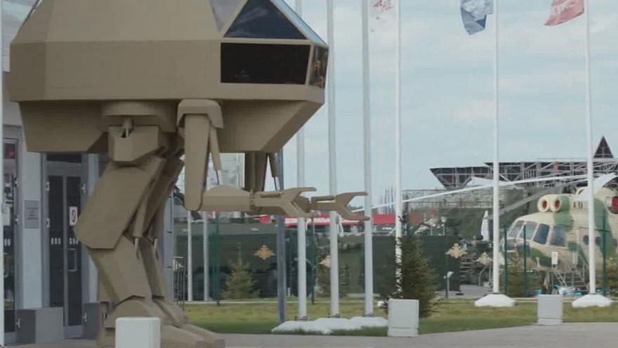Robot de luptă ca-n filmele SF, în Rusia 