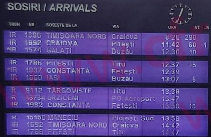 Bătaia de joc marca CFR continuă: 390 de minute întârziere pentru un tren 