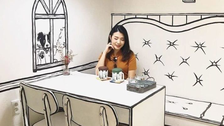 Cafeneaua din Seul care te face să te simți ca un personaj din benzile desenate