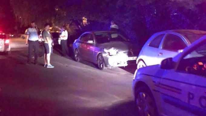 Urmărire ca în filme pe străzile din Galați. Poliția a tras focuri de armă pentru a opri un șofer