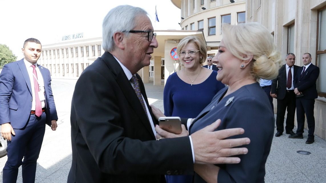 Ghinion pentru Juncker, după întrevederea cu Dăncilă. Avionul său are probleme la motor