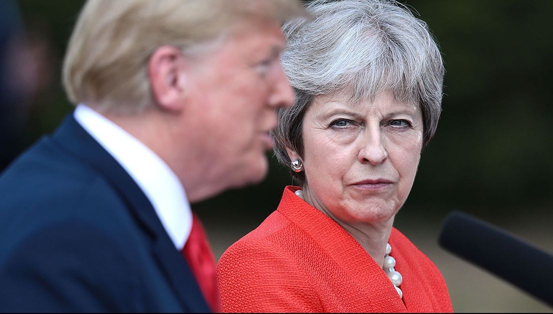 Theresa May a discutat cu Trump un acord comercial post-Brexit