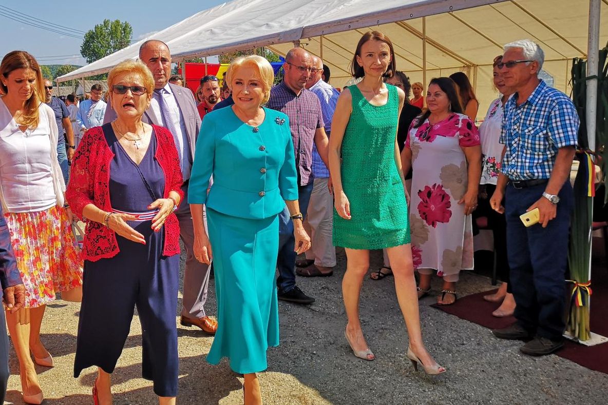 Viorica Dăncilă, discurs plin de greşeli în "patria magiunului"