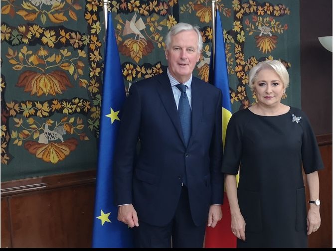 Viorica Dăncilă, întâlnire cu negociatorul șef al UE privind Brexitul