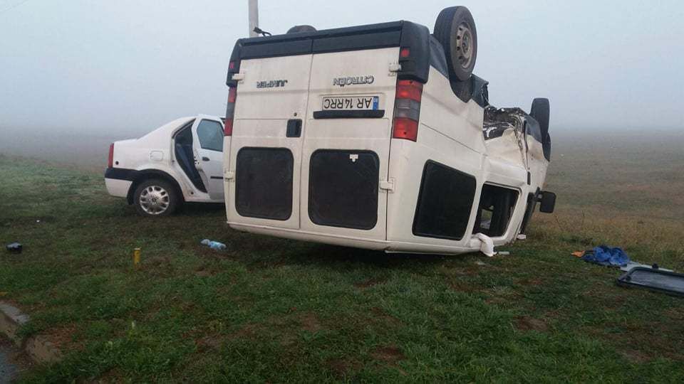 Accident grav în Mureș: 5 victime, cetățeni francezi