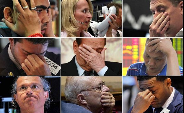 Bursele în stare de şoc, Bursa de Valori Bucureşti n-a scăpat de uraganul din Wall Street 