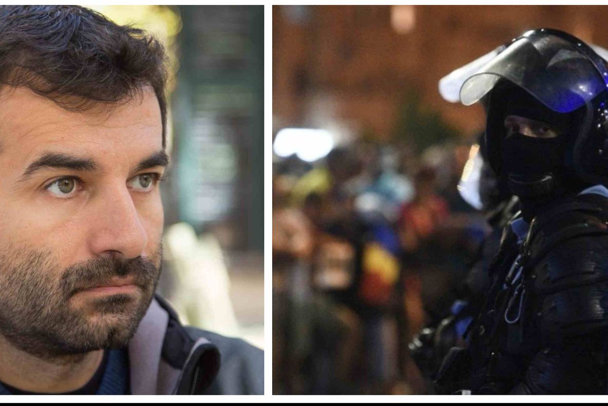 Protestatarul rănit de grenadă în 10 august a decis să plece din România