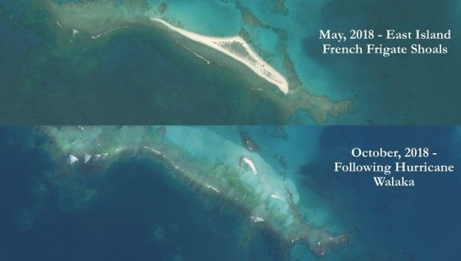 VIDEO Insula ștearsă de pe suprafața pământului de uragan