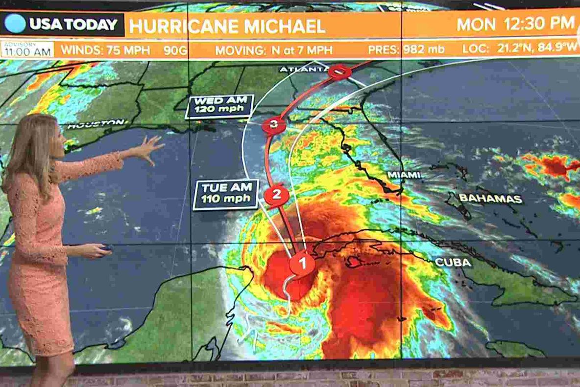 Uraganul Michael a lovit coastele SUA. "Monstrul" a făcut primele victime