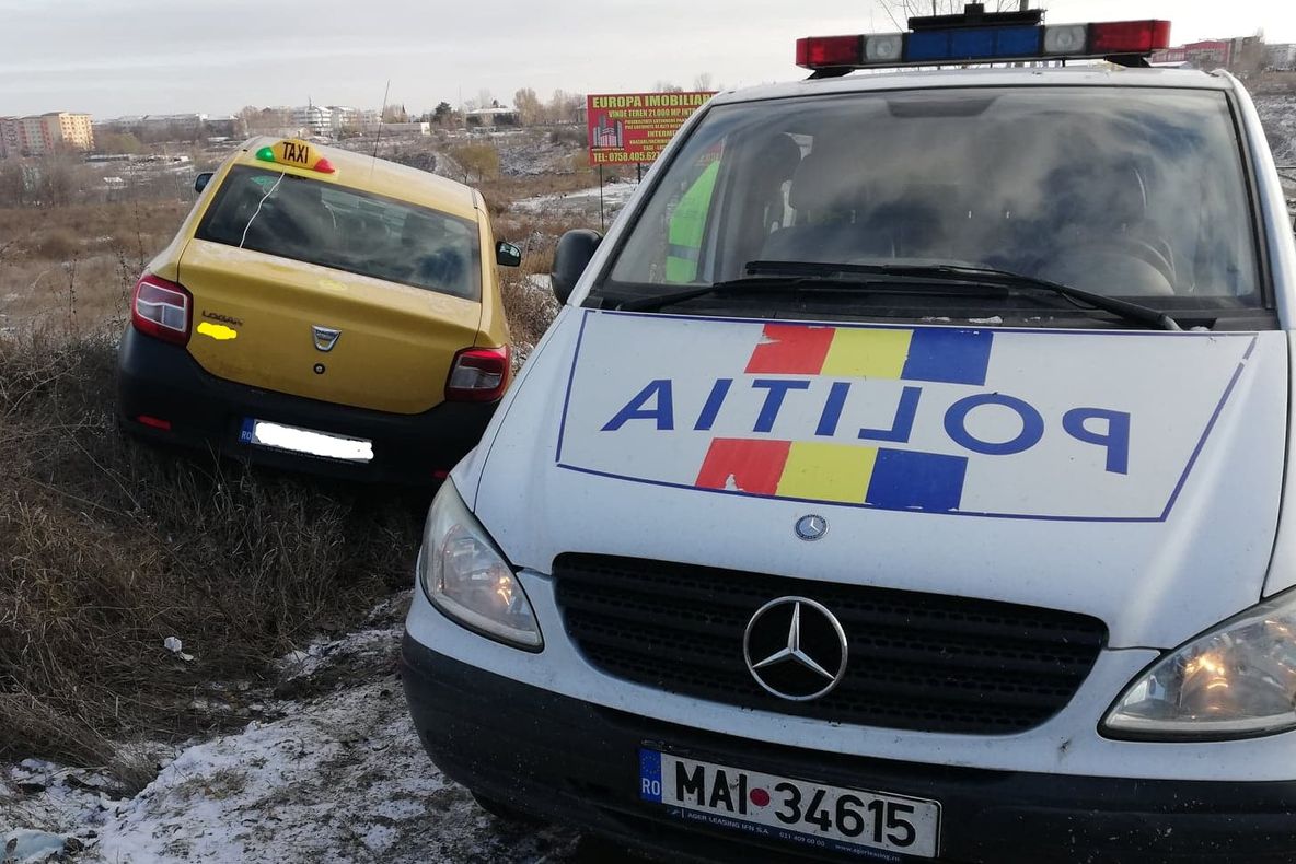 Atac în stil mafiot la Tulcea. Un taximetrist bătut, tâlhărit şi cu maşina furată