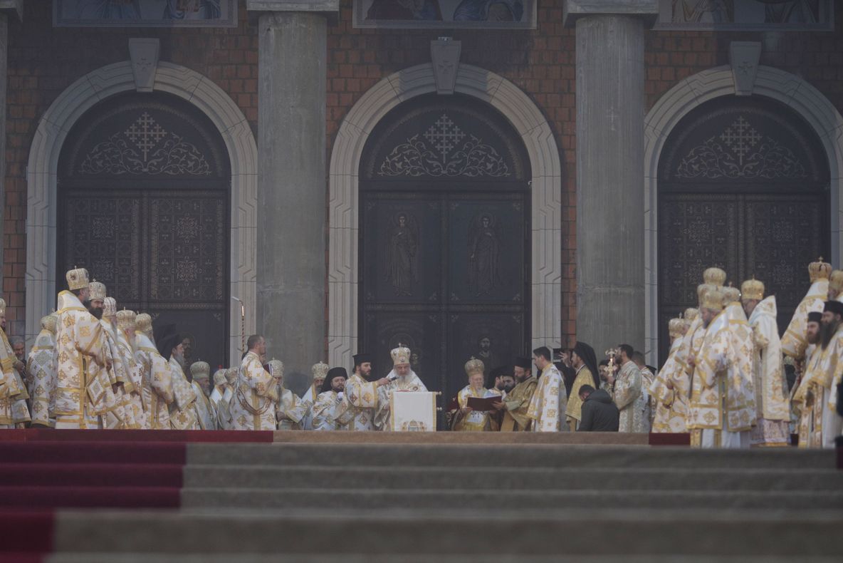 Slujbă de Sfântul Andrei la Catedrala Naţională