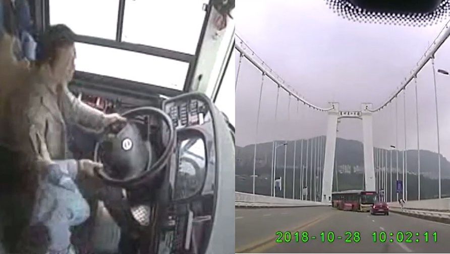 VIDEO ireal. Un autobuz se prăbușește în râu pentru că șoferul se bate cu o pasageră: 13 morți