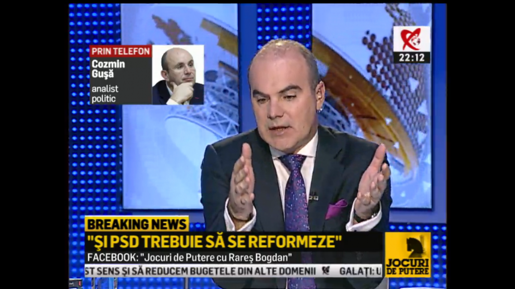 Cozmin Gușă îi răspunde lui Rareș Bogdan