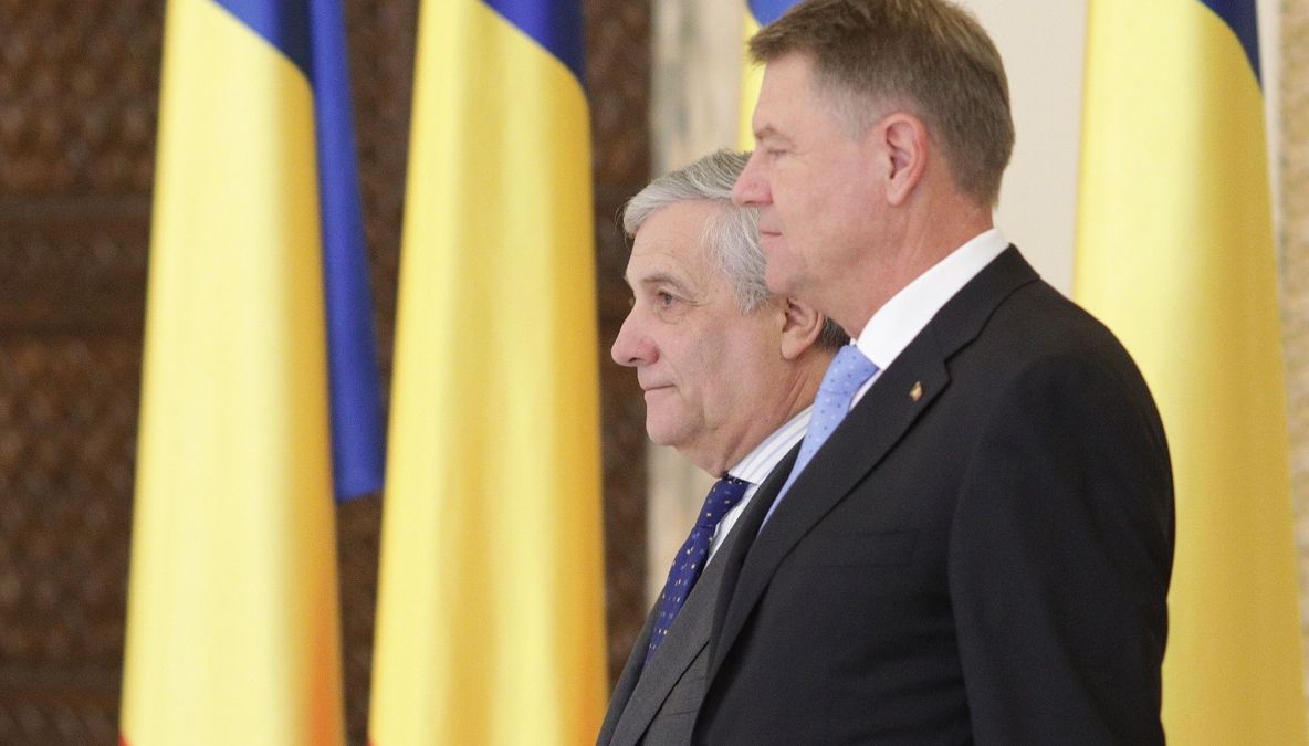 Șeful PE, Antonio Tajani, tur de forță la Bucureşti: "Aveți un rol important în 2019"