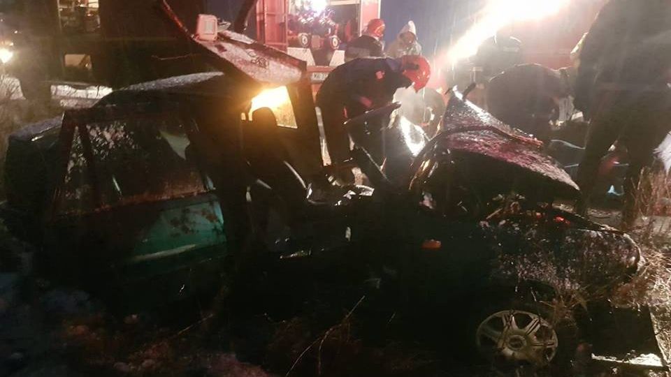 Accident grav cu două victime încarcerate în județul Giurgiu