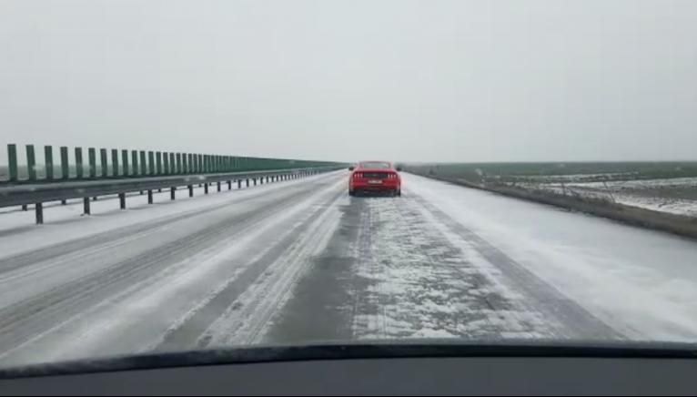 ATENȚIE șoferi! Fenomen meteo extrem de periculos pe Autostrada Soarelui