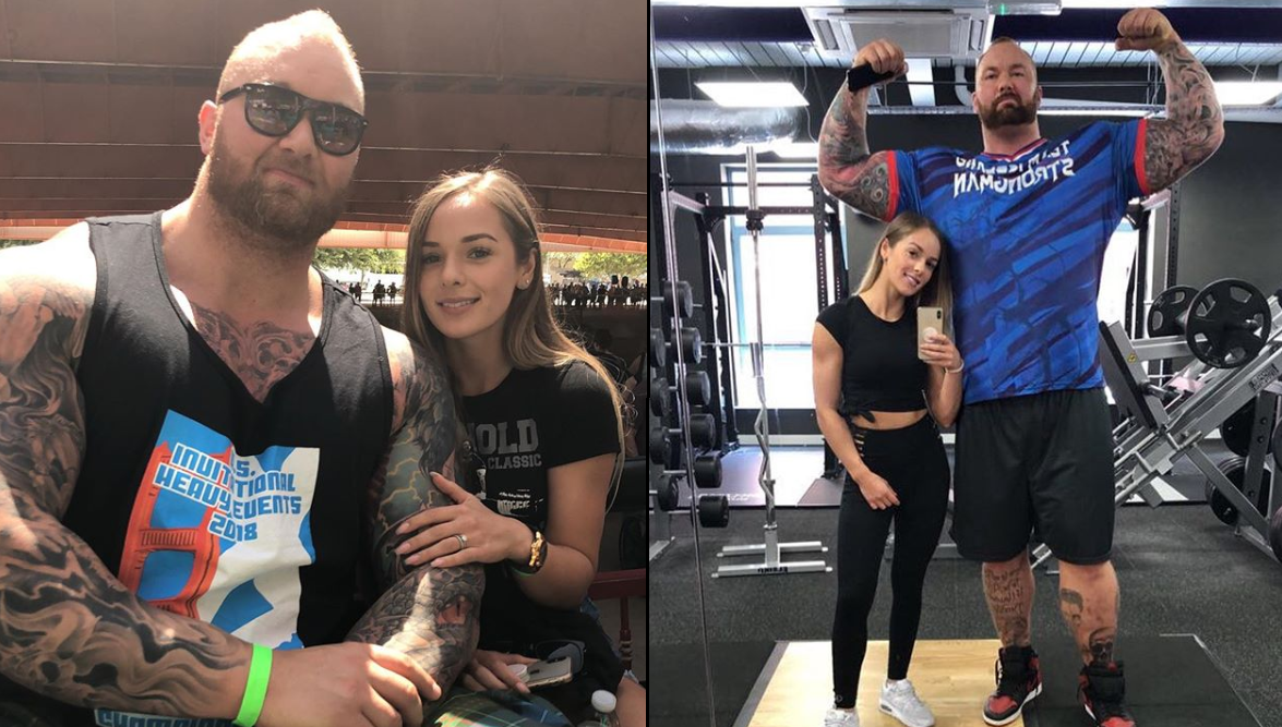 10 imagini fabuloase cu Thor Bjornsson, ”Muntele” din Game of Thrones, și micuța lui soție