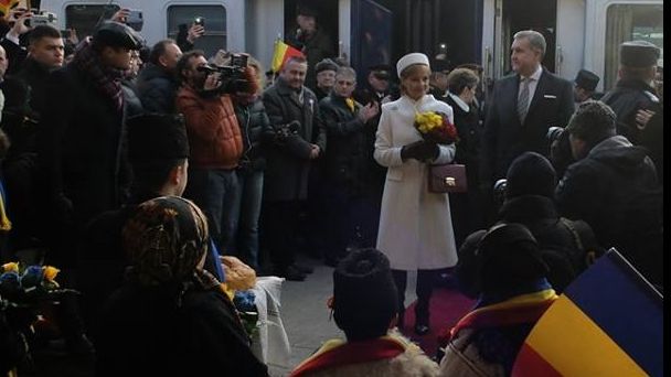 Familia Regală a ajuns la Alba Iulia cu Trenul Regal