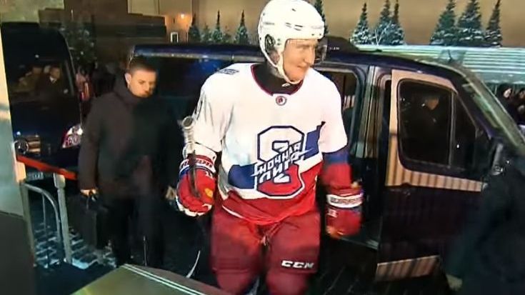 Vladimir Putin, golgheter la hochei