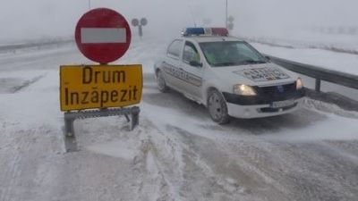 Cod galben de viscol în opt județe