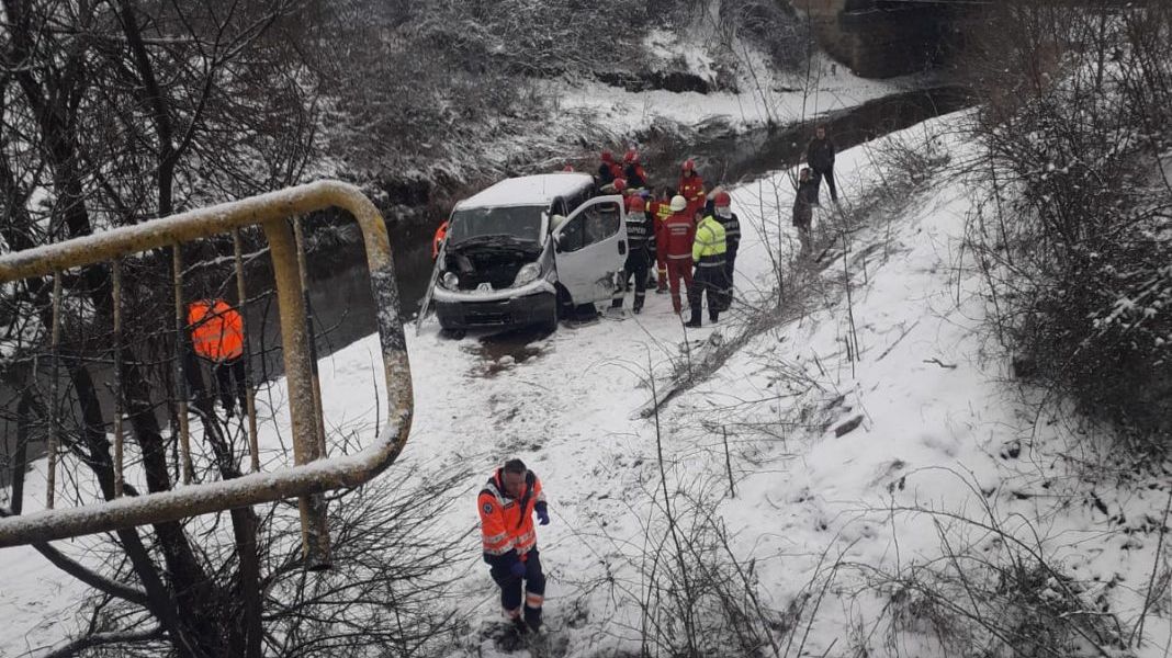 Accident cu 7 victime, în județul Sibiu - VIDEO