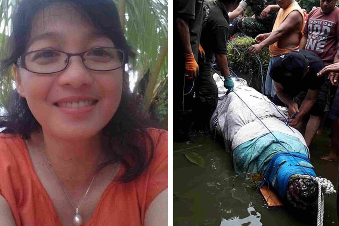 Această femeie a fost mâncată de vie de un crocodil uriaş. Scena a fost una de coşmar!