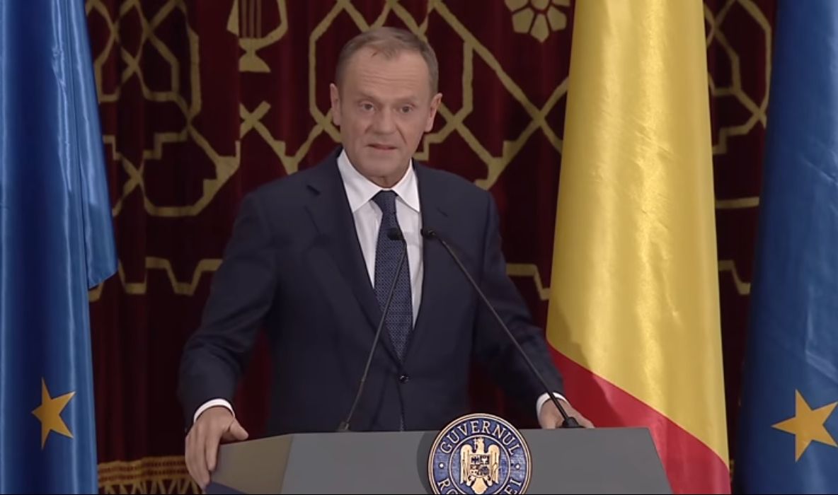 Vezi aici discursul integral rostit de Donald Tusk în limba română, care a smuls ropote de aplauze!