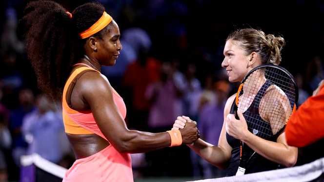 Halep despre Serena:"M-am obișnuit să mă bată. Nu, glumesc!"