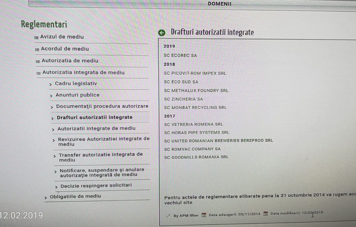 Comunicat AEDE: Directorul APM Ilfov intervine în scandalul privind groapa Glina