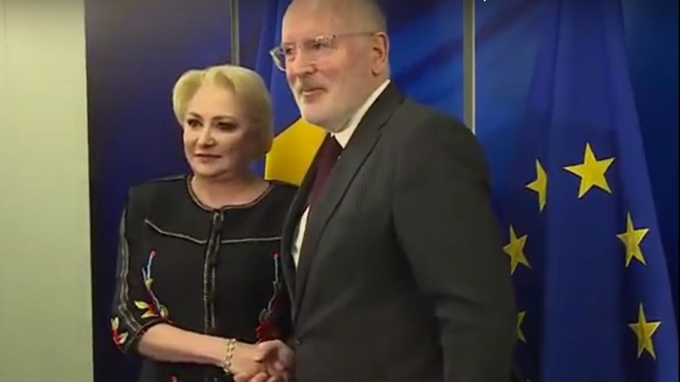 Ce i-a promis Viorica Dăncilă lui Timmermans despre OUG care va arunca justiția în aer