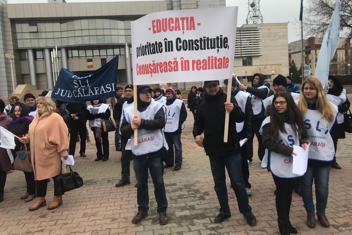 Protest de amploare în învățământ! Mesaj pentru Guvernul României