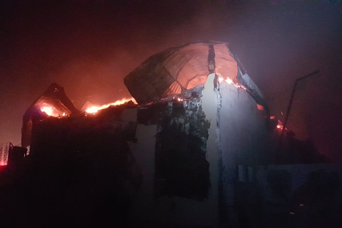 Incendiu de proporții la un motel din Sibioara