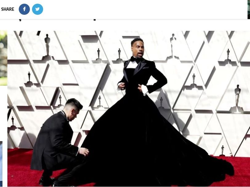 Ținuta care a șocat la Oscar 