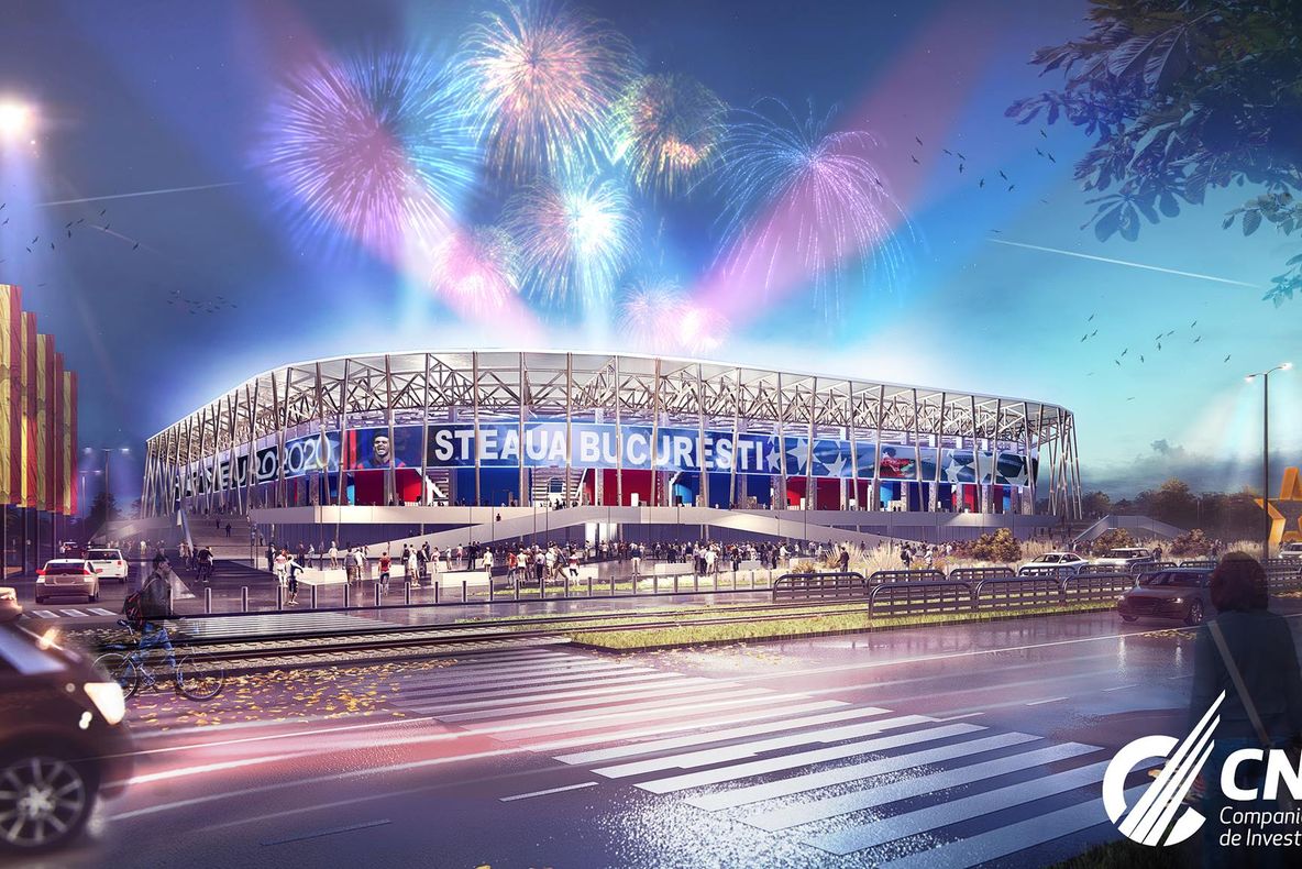 Imagini noi cu stadioanele care se construiesc pentru EURO 2020