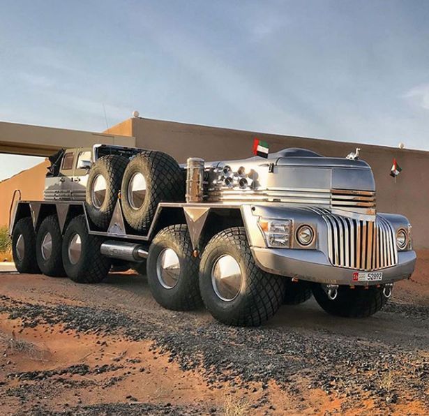 Cel mai mare SUV din lume. "Monstrul" pe 10 roți a fost creat în Dubai. FOTO