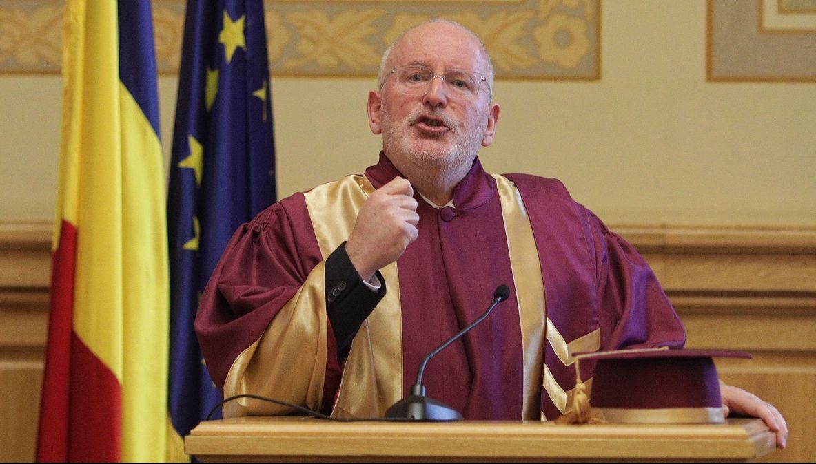 Frans Timmermans: Când statul de drept e amenințat, presa va fi automat asasinată