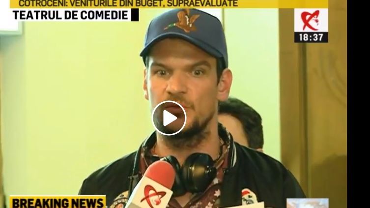 Protest împotriva OUG 7 organizat de Tudor Chirilă și actorii de la Teatrul de Comedie