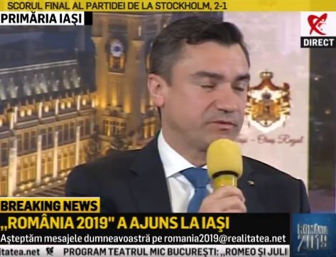 România 2019 : Mihai Chirică - Iaşiul pregăteşte un independent pentru europarlamentare 