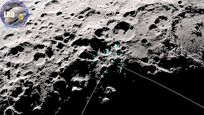 NASA a descoperit molecule de apă în mișcare pe Lună 