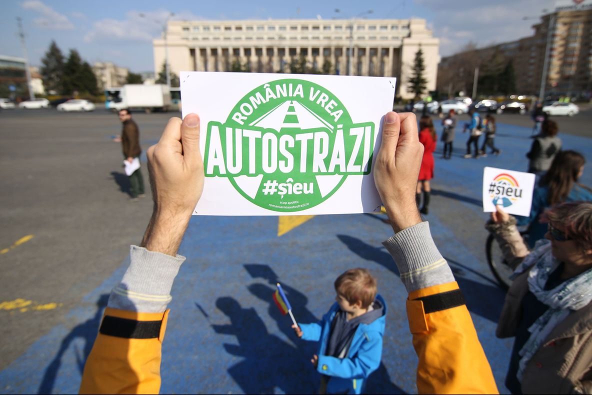ȘIEU - România vrea autostrăzi // Protestul a făcut înconjurul țării. VIDEO