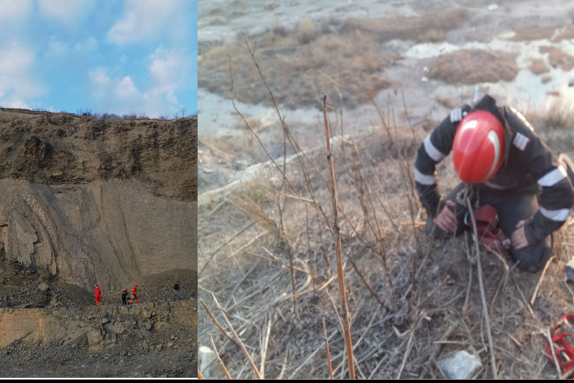 Două fete de 15 ani, căzute în gol în cariera unei mine
